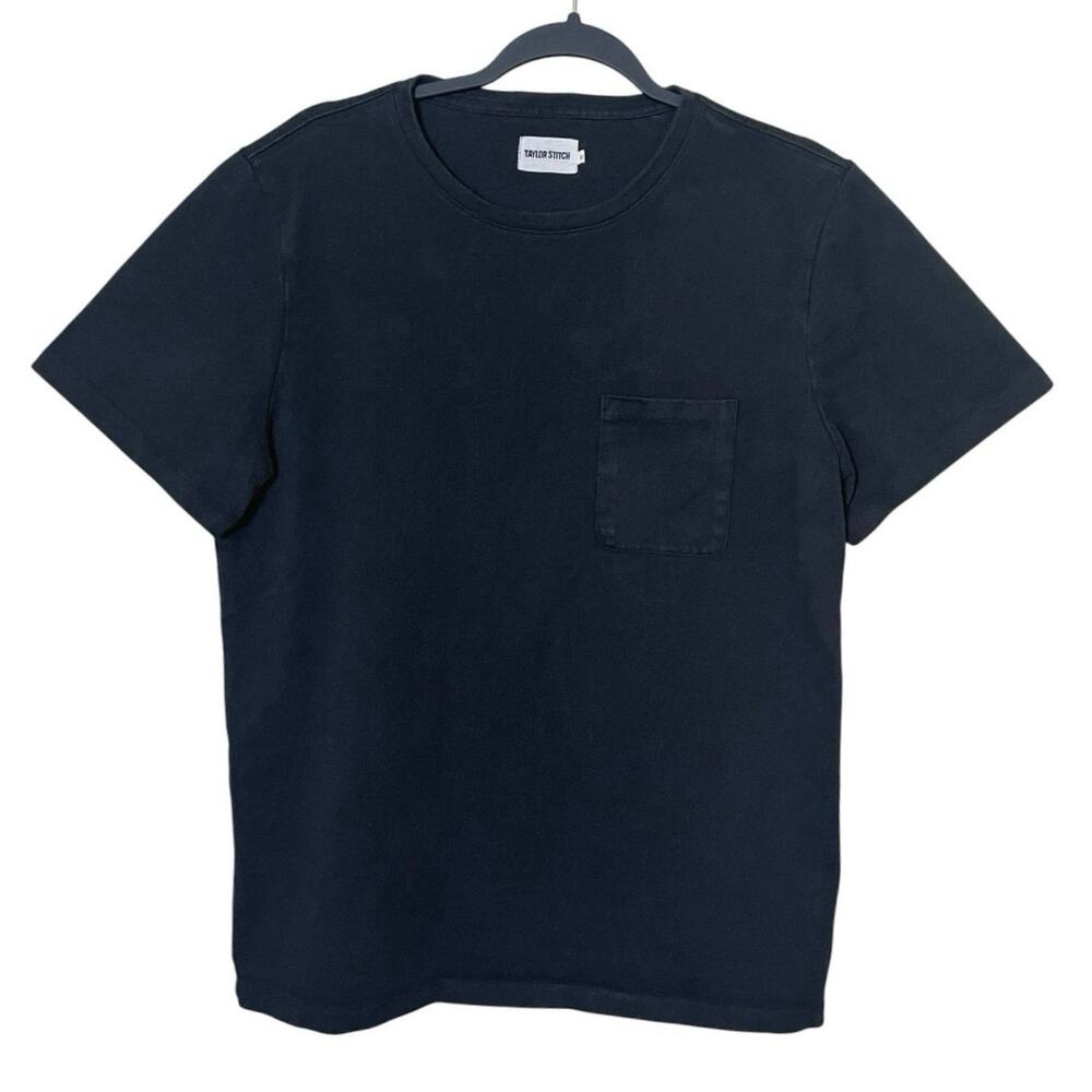 Taylor Stitch Black The Heavy Bag Pocket Tee Men Size 42/Large Heavyweight